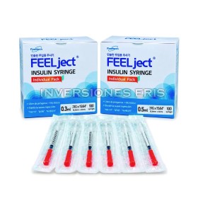 JERINGA INSULINA FEEL JECT POR 100 UNI