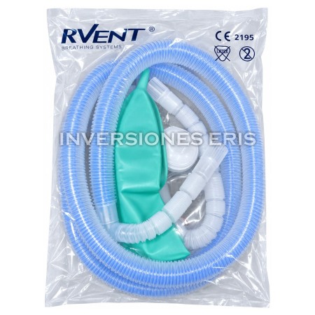 CIRCUITO DE ANESTESIA COAXIAL 1.8M + FBV + BOLSA 3L