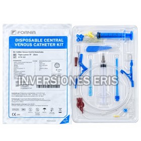 CATETER VENOSO CENTRAL TRIPLE LUMEN (7F) 20CM