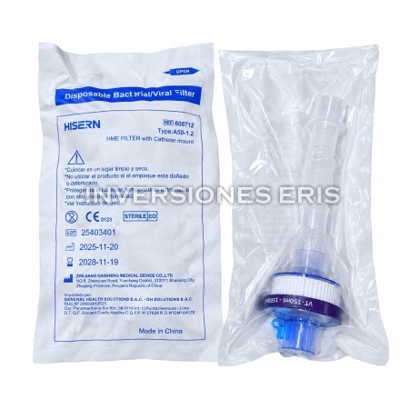 FILTRO HME C/CATETER HISERN